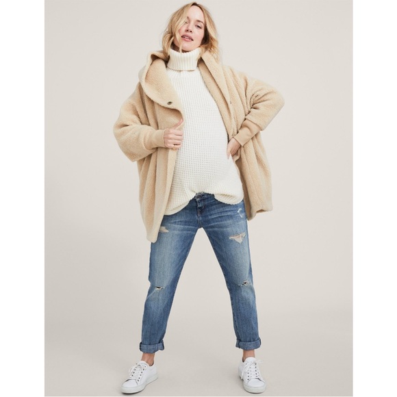 Hatch Maternity Coco Coat in Toffee - Picture 5 of 5